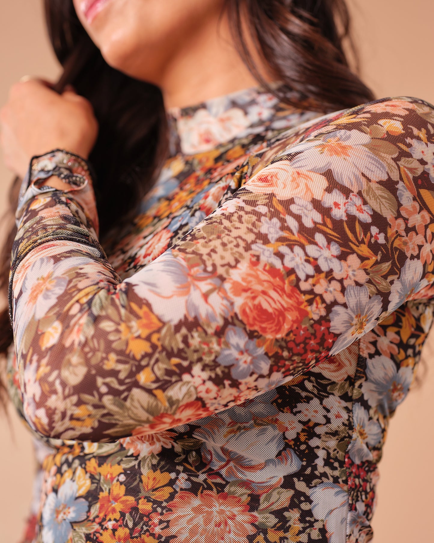 Forever Floral Sheer Top