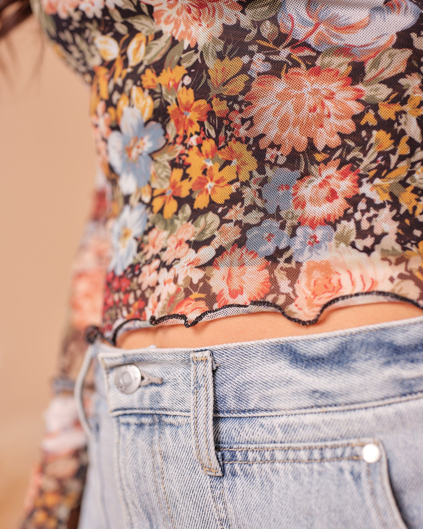 Forever Floral Sheer Top