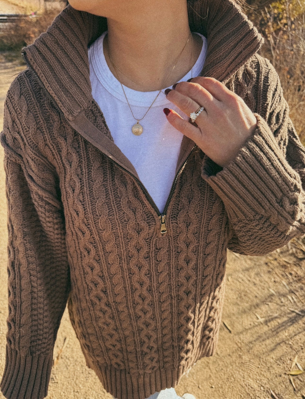 Plot Twist Cable Knit