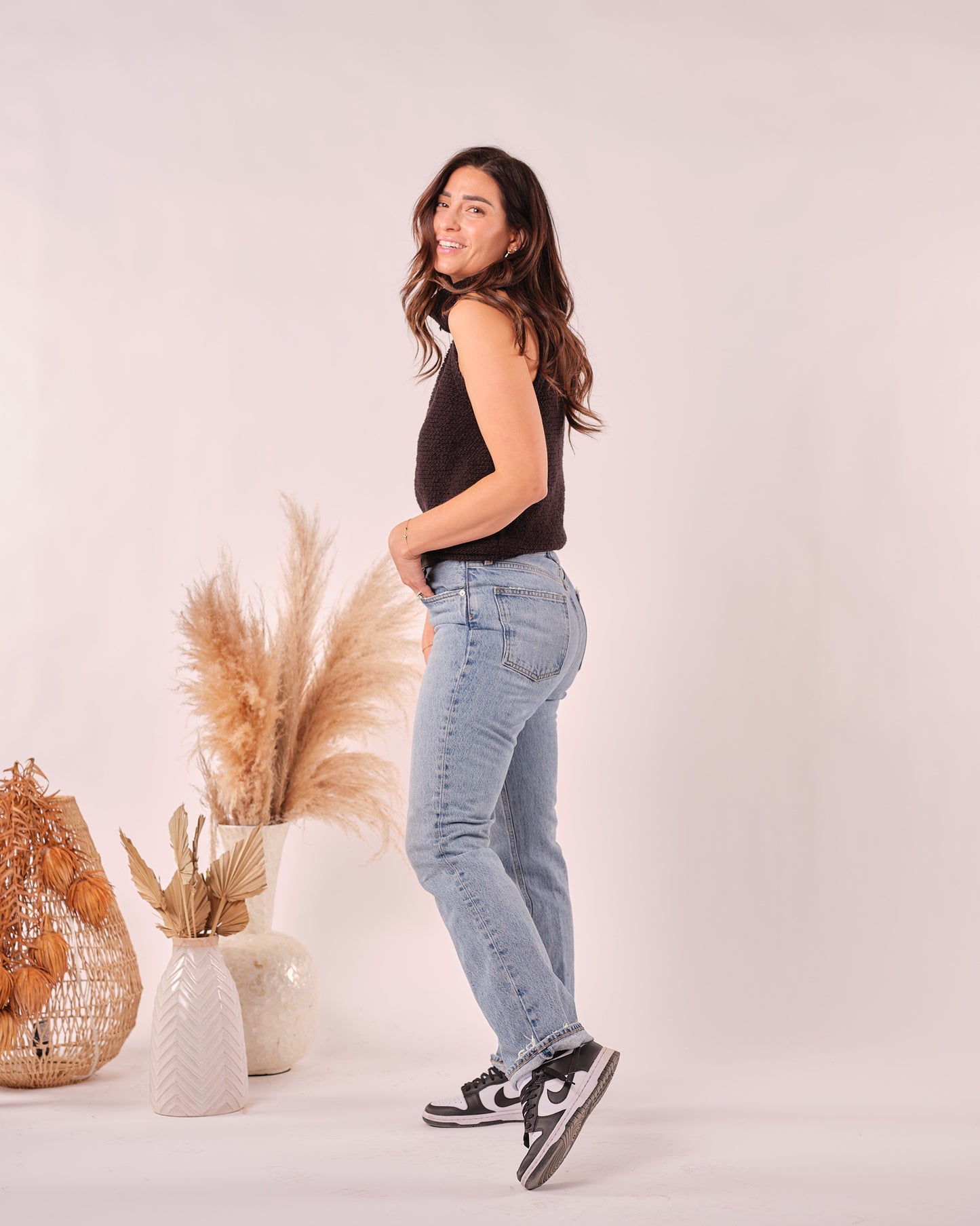 Salma Turtle Neck Tank