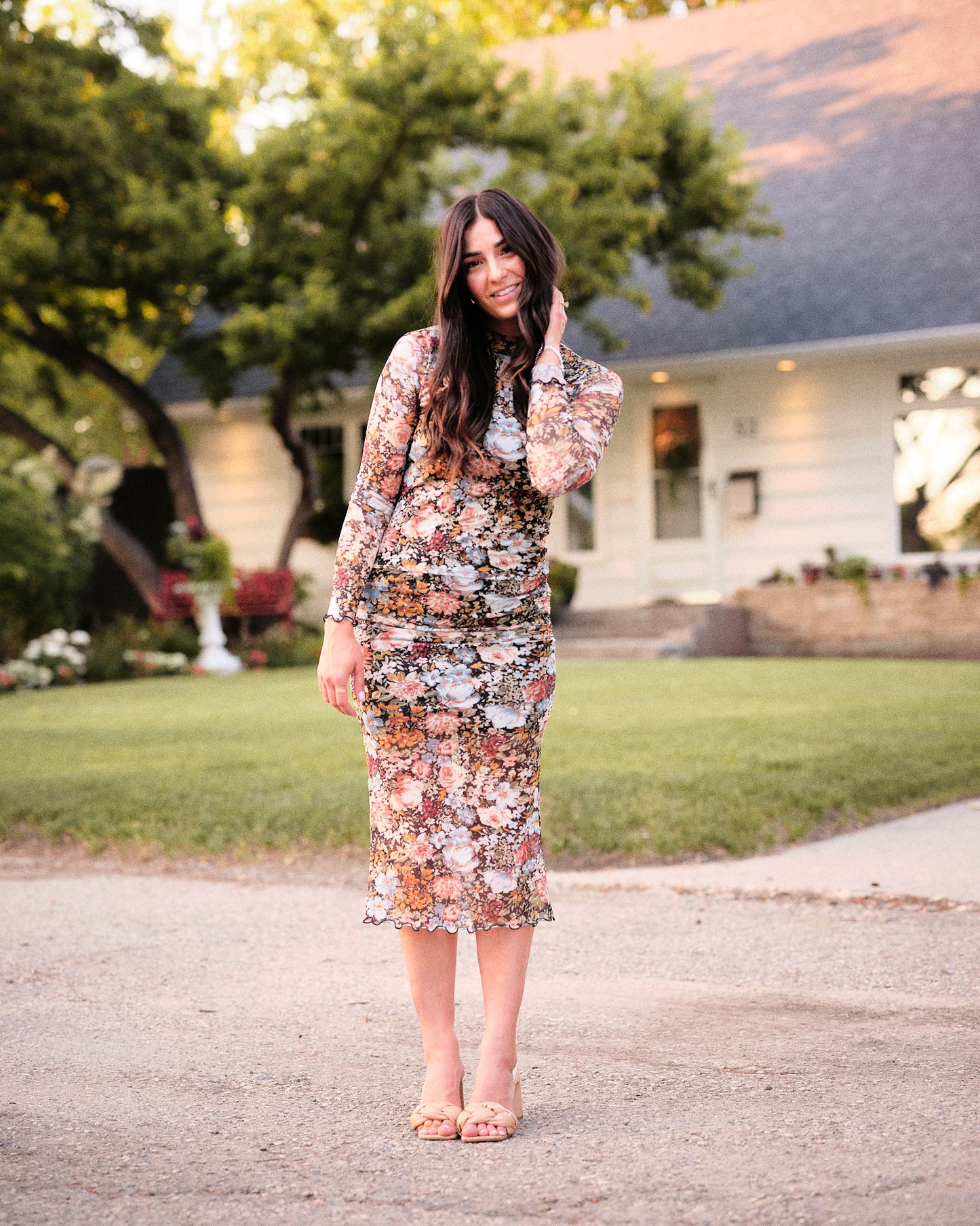 Forever Floral Midi Dress