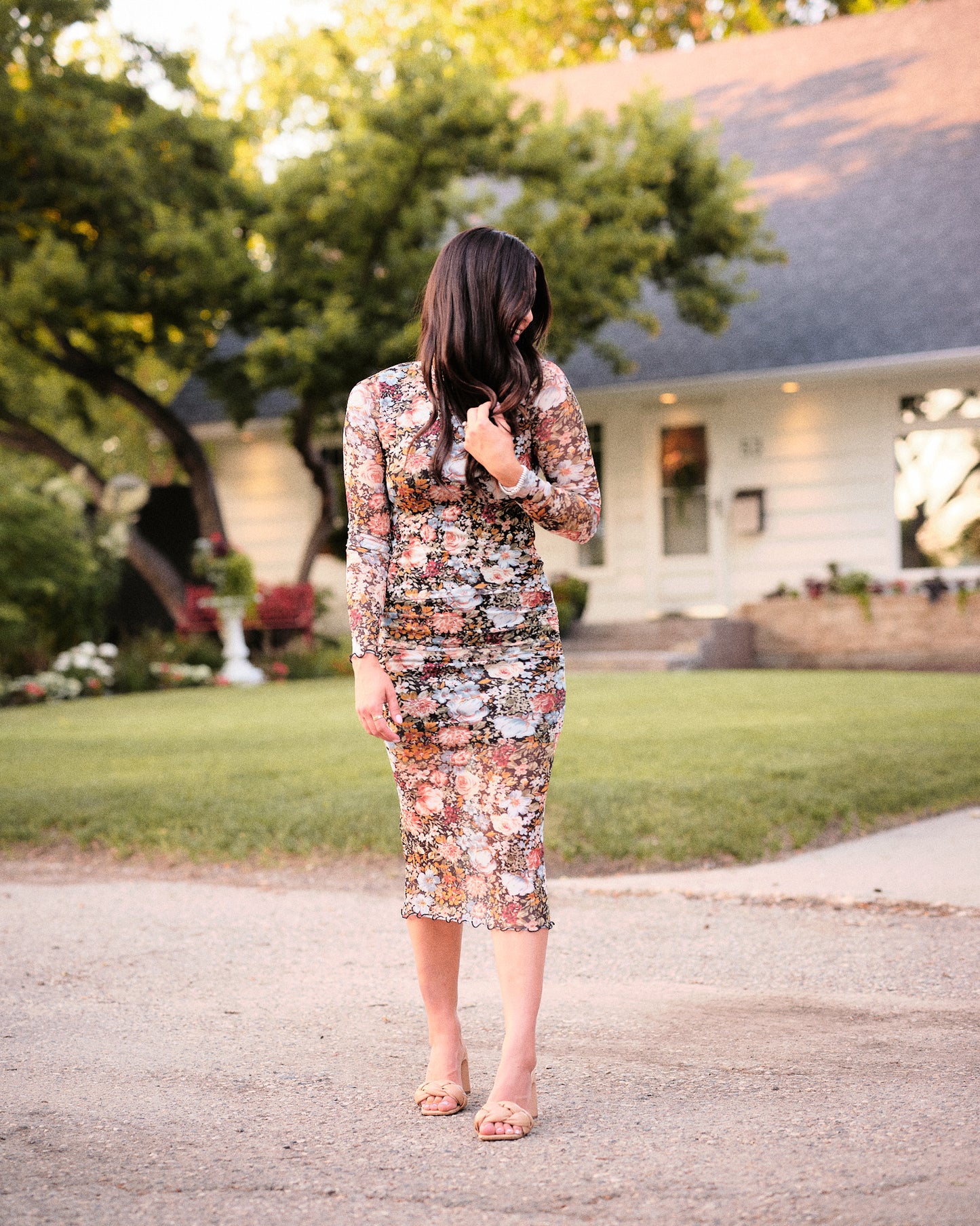 Forever Floral Midi Dress