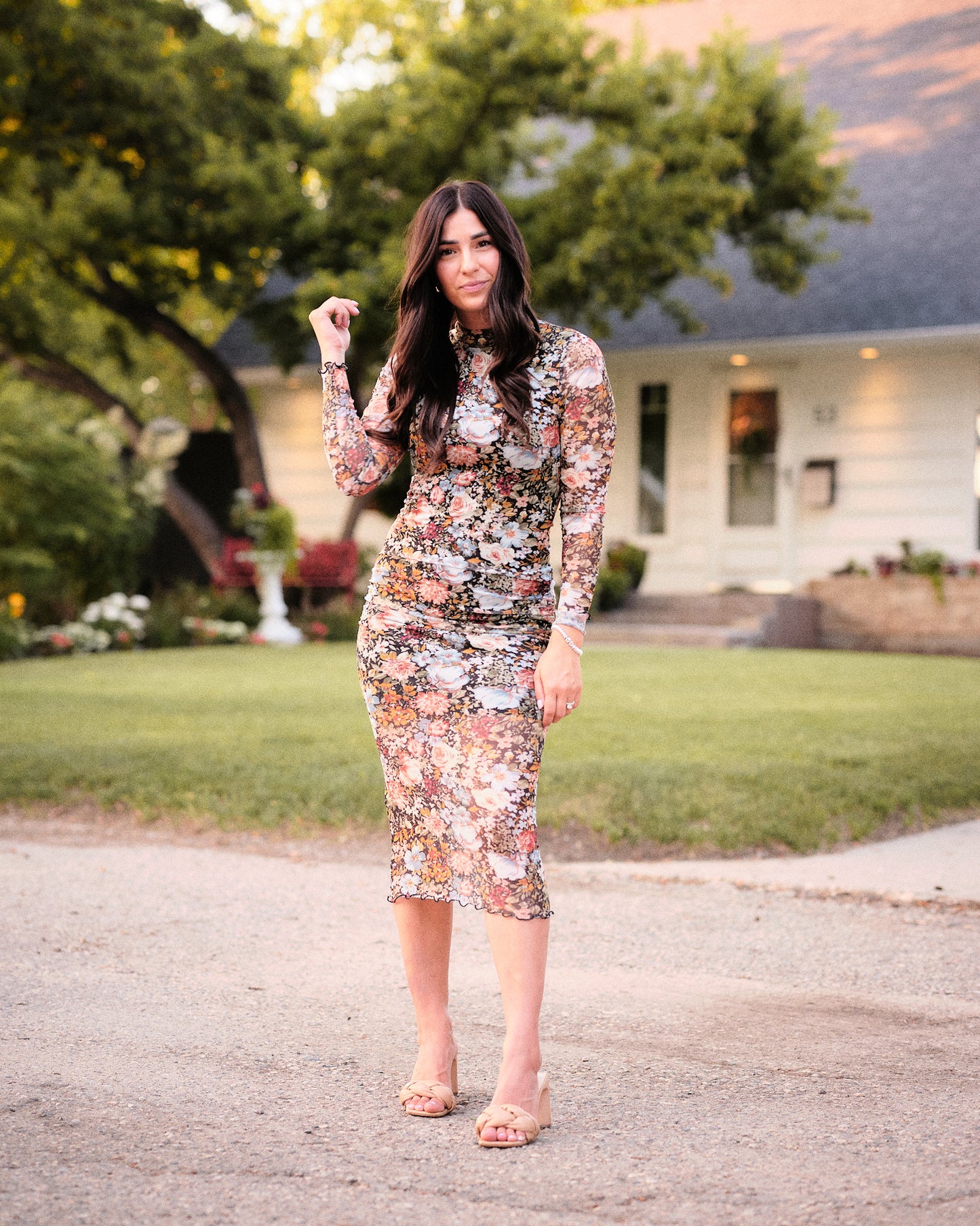 Forever Floral Midi Dress