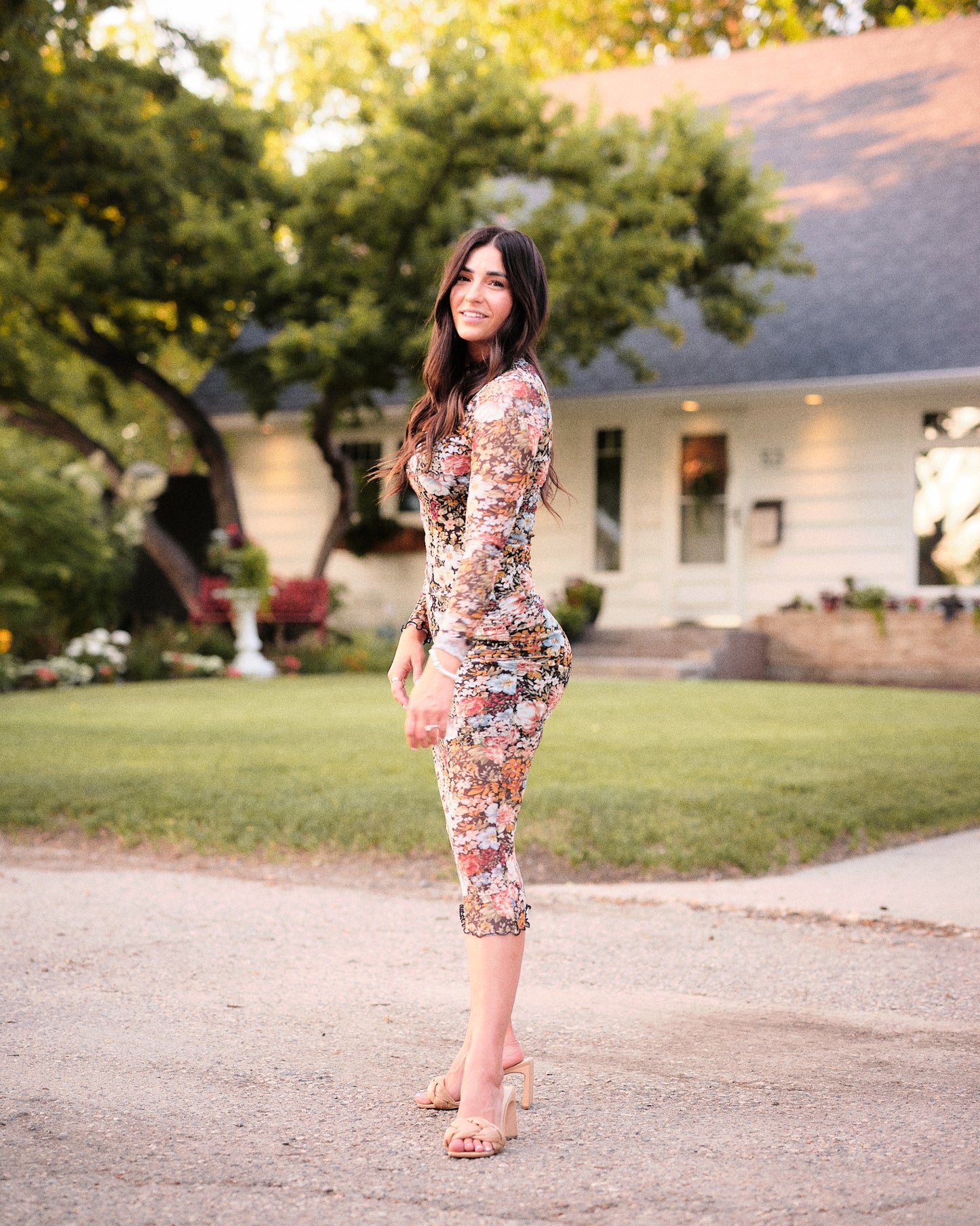 Forever Floral Midi Dress