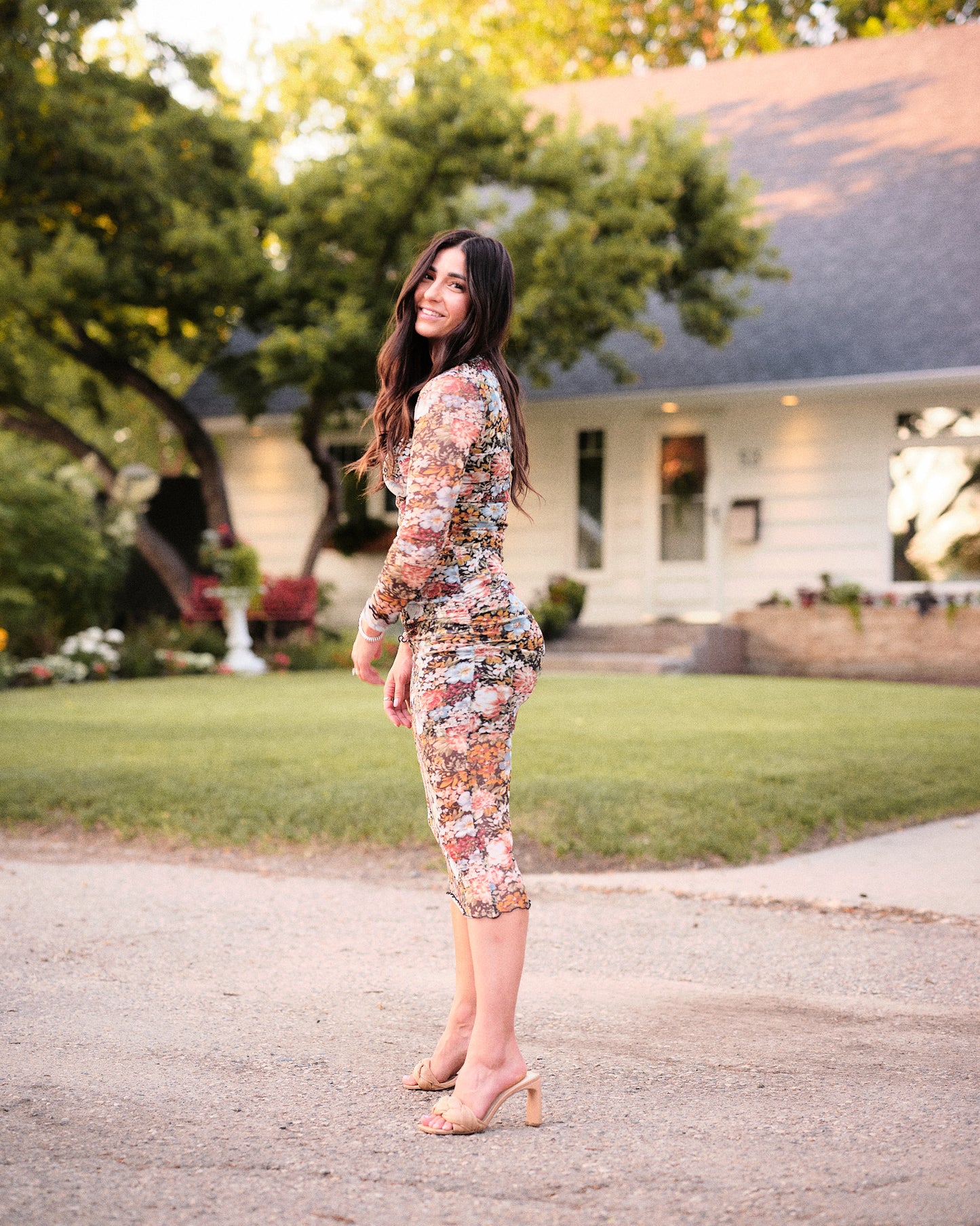 Forever Floral Midi Dress