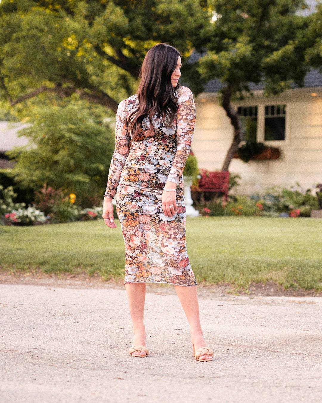 Forever Floral Midi Dress