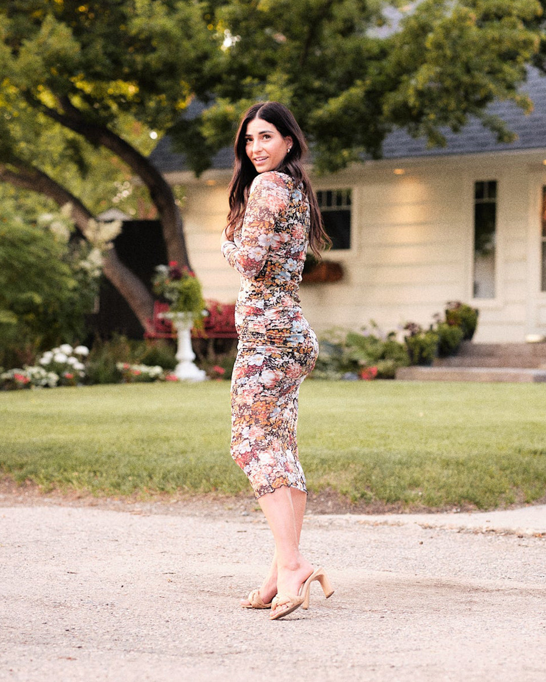 Forever Floral Midi Dress